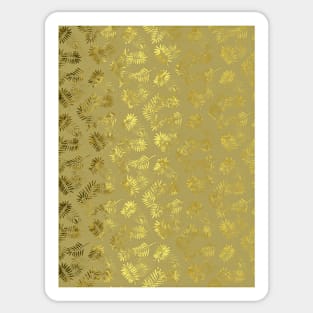 Gold Glam Tropics Sticker